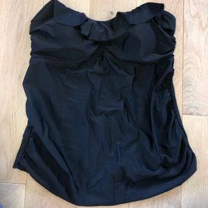 Motherhood maternity bathing suit top size large